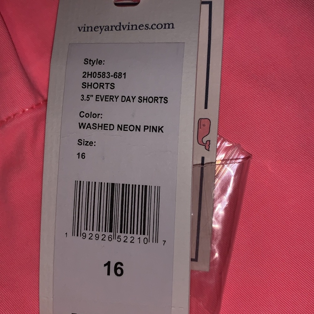 Vineyard Vines Neon Pink Women's Shorts - Picture 6 of 6